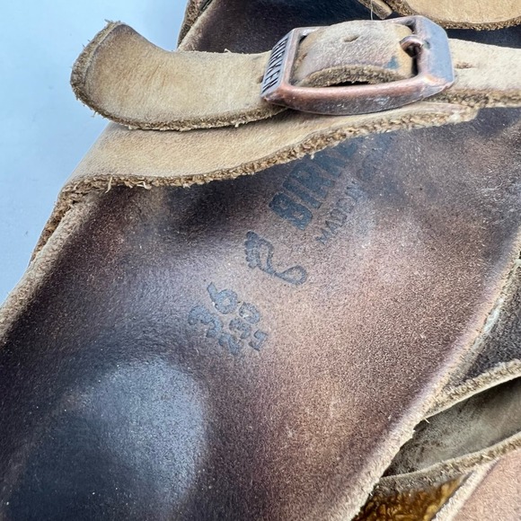 Birkenstock Sandals Womens 36 Mayari Toe Strap Tan US 5 - Picture 7 of 9